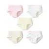 BalaoneBalabala Ropa Interior Infantil Categoría Algodón para Niñas Pantalones Cortos Triángulo Bebé Algodón Puro Entrepierna Paquete de Cinco
