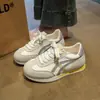 Zapatillas de mujer ligeras súper modernas, nuevo estilo 2026, populares zapatillas deportivas casuales de suela gruesa para aumentar la altura, zapatillas de entrenamiento alemanas para mujer