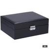 Fabricante Original Personaliza Caja de Joyería de Doble Capa Estuche de Cuero Almacenamiento de Collares Anillos Pulseras Caja de Joyería Caja de Almacenamiento