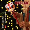 Linterna de León para Año Nuevo y Festival de Primavera Terminada Estilo Antiguo Accesorios para Fotos 2026 Nueva Linterna de Mano Adornos Decorativos de Año Nuevo