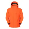 Nova Jaqueta 3 em 1 para Outono/Inverno para Uso Externo Uniforme de Equipe de Trabalho À Prova de Vento Impermeável Pode Imprimir Logo Unissex