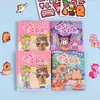 Libro Tranquilo Magnético DIY Infantil Hecho a Mano Escena Disfraz Pegatinas Niños Niñas Cumpleaños Día del Niño Regalo Premios
