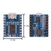 Módulo de Voz Jq6500 Módulo Mp3 Control de Puerto Serie Mcu Anuncio Control Unidireccional de 5 Vías IC de Música