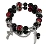 Pulsera Popular de Plumas y Cuentas, Diseño de Nicho, Simple y Versátil, Sensación Elegante y de Alta Gama, Pulsera de Cuentas Estilo Chino