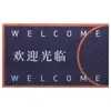 Alfombra de Piso Moderna Simple de Bucle de Seda para Uso Doméstico, Felpudo de PVC para Puerta de Entrada, Felpudo Raspador de Barro Personalizable, En Stock al por Mayor