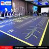 Tapete de Borracha para Academia Piso Plástico Piso para Quadra de Basquete Indoor Cola Treino Pessoal 360 Personalizado Plástico Piso de PVC Cola