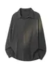 Otoño 2026 Nuevo Estilo Estilo Hong Kong Interior Tallas Grandes Cuello Solapa Manga Larga Camisa POLO M-5X HT261184-P19