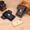 Bolso de Cintura para Teléfono Móvil Modelo Nuevo Mejorado para Hombres, Adecuado para Trabajar en Sitios de Construcción, Funda de Cuero para Teléfono que Puede Sostener un Estuche de Cigarrillos, Colgar Llaves y Enganchar al Cinturón