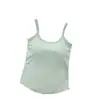 Comércio Transfronteiriço Mais Vendido Camisola de Verão Fina Versátil com Bojos Embutidos para Mulheres, Regata Slim-Fit para Usar por Baixo