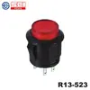 Interruptor de botão de pressão SCI novo R13-523 com luz LED DESLIGADO-LIGADO instalação de encaixe mercadoria original genuína