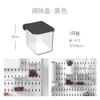 Tablero perforado para cocina doméstica sin perforaciones, pared, estante de pared para baño, estante, almacenamiento colgante de pared, accesorios para tablero perforado