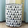 Cesta de lavandería sucia de tela al por mayor del fabricante, cesta de almacenamiento plegable para ropa sucia, contenedor de almacenamiento de muñecas, cesta de lavandería de algodón y lino