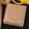 [Collar + Pulsera + Pendientes] Diseño de Nicho Personalizado Europeo y Americano Transfronterizo Conjunto de Joyería de Acero de Titanio Estilo Frío Venta al por Mayor