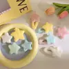 Pasador de Peluche de Estrella Colorida para Mujer Otoño e Invierno Niños Pinza Lateral para el Cabello 2025 Nuevo Pinza de Pato para Flequillo Accesorios para el Cabello