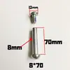 Ruedas de Maleta 6mm-8mm Remache Tornillo Dedicado Varilla de Unión Rueda de Estuche Reparación de Equipaje Remache de Reemplazo