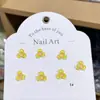 Decoraciones de Arte para Uñas de Resina, Flores de Tres Pétalos Tridimensionales, Accesorios para Uñas DIY, Aretes, Fundas para Teléfono Móvil, Accesorios para Uñas Portátiles