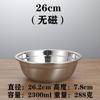 Tazón de sopa de acero inoxidable para el hogar restaurante acero inoxidable de alta gama pequeño grande engrosado Tazón hondo plato tazón para fideos tazón para verduras