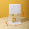 Bolsa para Bollo de Pan Tostado, Bolsa de Empaque para Panadería con Ventana Personalizable, Bolsa con Cierre Zip para Papel de Seda de Snacks, Se Puede Imprimir con Logo