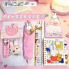 Set de papelería de Conejito Miffy Exquisito Set de Regalo de 6 Piezas Recompensa para Estudiantes en Clase Paquete de Regalo Grande Material Escolar para Niños
