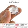 Lente acrílica plano-convexa de 12,5 16 18 20 23 27,7 29 33 35 38 42 48,5 49mm