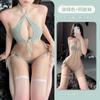 Lencería Apasionada para Parejas, Deseo Femenino Puro, Pechos Pequeños, Bikini, Nalgas Expuestas, No Necesidad de Quitarse, Traje de Tentación para el Coito, Transfronterizo