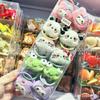 Peluches de My Melody, Pochacco, Hello Kitty, Kuromi, Gomas para el Cabello de Dibujos Animados para Niños, Diademas para Niñas