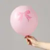 Balões Transfronteiriços de 12 polegadas com Estampa de Laço para Aniversário, Dia dos Namorados, Casamento de Meninas e Balões para Decoração de Ambiente