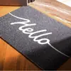 Felpudo de rizo, logo publicitario, felpudo de bienvenida, engrosado, resistente al desgaste, raspador de suciedad y eliminador de polvo para entrada