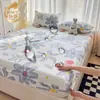 Protector de colchón impermeable, almohadilla a prueba de orina de una sola pieza, funda de cama anti-orina de gato, protector de colchón a prueba de polvo y suciedad de cobertura total, juego de sábanas antideslizante