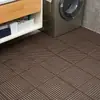 Alfombrilla Antideslizante para Baño Sala de Ducha Lavabo Alfombrilla para Piso Anticaída Ecológica Inodoro Resistente al Agua Impermeable Hueca Cobertura Completa