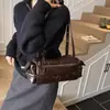 Bolso Satchel Retro Francés Tipo Bolso de Bolos para Mujer Otoño e Invierno 2025 Nuevo Bolso de Hombro Casual de Gran Capacidad Bolso Tote Retro