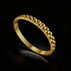 Pulsera de Acero Inoxidable en Oferta para Mujer, Pulsera de Círculo Chapada en Oro de Alta Gama con Diamantes, Joyería de Pulsera de Acero de Titanio de Lujo Ligero