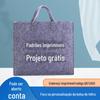 Comércio exterior saco de feltro portátil Natal Halloween compras publicidade presentes espessado armazenamento Múmia saco cor logotipo