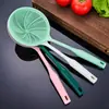 Nuevo colador de plástico para el hogar, cocina, cuchara para fideos, alambre de filtro hueco, fugas, mango largo, colador grande grueso, venta al por mayor