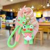 Celebridade da Internet Chaveiro Pingente Sapo Pequeno Atacado Desenho Animado Pingente Mochila Escolar Chaveiro Pingente Boneca Casal Pequeno Presente