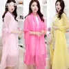 Lenço protetor solar liso de cor sólida para o verão toalha de praia para a beira-mar xale longo para primavera e outono lenço feminino lenço