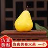 Buda oferecendo simulação de frutas Buda frente frutas casa oferecendo frutas falsas Maçã Pêssego adoração Buda Hall Guanyin homenagem frutas