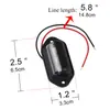 Directo de Fábrica 6LED luz de matrícula para camión coche camión coche de pasajeros remolque luz trasera luz lateral 12-24V