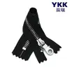 Cremallera Ykk No. 5 Cabezales de Cobre Blanco de Extremo Cerrado Da8Mdh para Chaquetas de Plumas, Abrigos, Bolsas, Cremallera Metálica en Stock