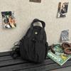 Mochila Masculina e Feminina 2025 Bolsa de Peito Multifuncional Bolsa de Tecido de Nylon Leve Bolsa Transversal de Ombro de Alto Valor para Trabalho e Deslocamento