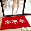 Alfombrillas Navideñas, Alfombrillas de Piso de Imitación Cachemira, Alfombras para Sala de Estar, Dormitorio y Mesita de Noche, Alfombrillas Absorbentes Antideslizantes para Baño, Al Por Mayor en Stock