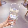 Vaso de Agua de Verano para Niñas de Alto Valor con Ventosa Ins de Gran Capacidad Resistente a Altas Temperaturas Deportivo Transparente Vaso de Acompañamiento con Correa