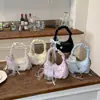 Bolso Informal Plegado Trendy Estilo Coreano Tipo Empanada Modelo Nuevo Primavera 2026 Bolso de Hombro Cruzado de Moda de Alta Calidad