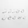 Cristal Blanco Natural Cuentas Sueltas Cuentas Barril Accesorios Hechos a Mano para DIY Pulsera Cuentas Facetadas Venta al por Mayor de Cuentas