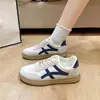 Zapatos Agan para Mujer Zapatos Blancos Verano 2025 Nuevo Más Vendido Zapatos de Entrenamiento Alemanes Zapatos Deportivos Versátiles Suela Suave Zapatos de Tabla Zapatos para Mujer