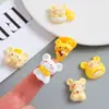 Dibujo animado lindo ratón diy pegamento crema funda para teléfono móvil bolsa de material hecho a mano accesorios para el cabello resina accesorios gota de pegamento