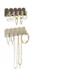 Mini Ganchos Adhesivos Sin Marca para Gabinete de Espejo de Baño, Puertas, Ganchos de Pared para Joyería, Almacenamiento sin Taladro, de Alta Resistencia
