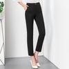 Calças de terno slim fit para mulheres Verão novo elástico slim fit fino pequeno estilo coreano viajante profissional calças de terno para mulheres Atacado