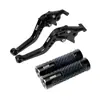 Adecuado para Modelos de Motocicleta 14-19 S1000Xr Palanca de Freno y Embrague Modificada Cubierta de Goma para Manillar