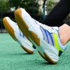 Novos tênis de badminton com malha para homens, tênis casual de verão para homens e mulheres, tênis de mesa, tênis casual